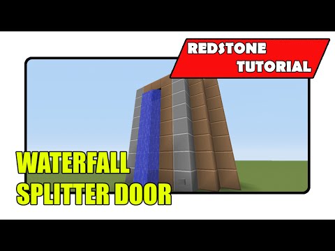 Waterfall Splitter Door (Minecraft Xbox TU20/PlayStation CU8)