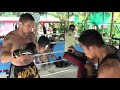 My Tiger Muay Thai Pad Training with Kru Yod, Thailand