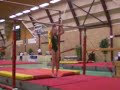 Zoe op brug tijdens de Clubteamvoorronde.
