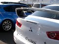 Tuned EVO X vs Tuned New STI lots of them