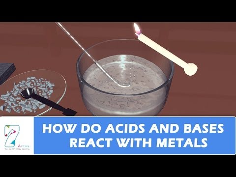 how to metals react with acid