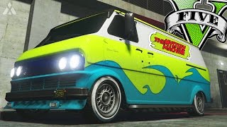 GTA 5 Online: Tunando Youga Classic! - Novo Carro (Van do Scooby-Doo)
