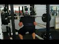 Safety Bar Squat with 425 lbs (bar weight 65 lbs)