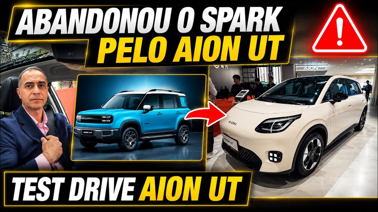 ELE DESISTIU DO SPARK PELO AION UT APÓS O TEST DRIVE 🤯🚨 #gac #aionut #chevroletspark