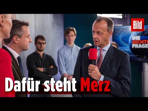 6 Fragen an  6 Antworten von Friedrich Merz | Die Richtigen Fragen Spezial