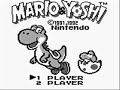 the gameplay of mario & yoshi for the original gameboy. created by nintendo.