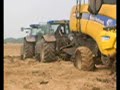New Holland CX 8090 gets stuck New Holland CX 8090 gets stuck