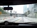 Driving the 10 East to the 110 North to the 101 North