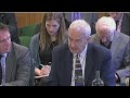Channel 4 newsreader Jon Snow tells MPs of the transport select committee that cyclists need hard engineering not 