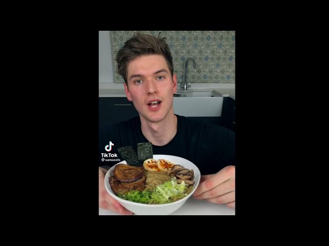 海外イケメンが本気でラーメンを作った結果[TikTok]
