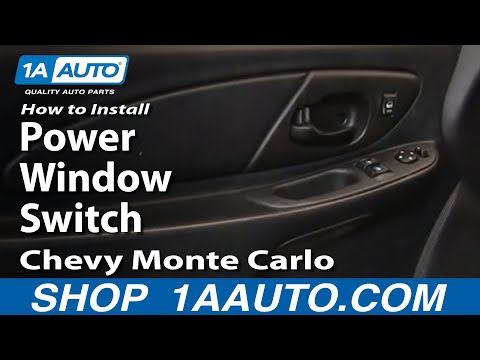 How To Install Replace Power Window Switch Chevy Monte Carlo 00-07 1AAuto.com