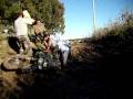 Jaime atrancado en el barro en la Portugal Extrem 08