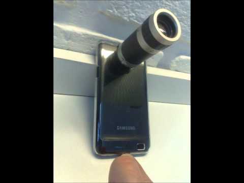 how to zoom camera in galaxy y duos
