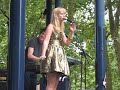 polly scattergood,(unknown song) playing the red bull stage at underage festival 2008.
