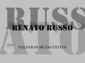 Renato Russo em discurso de incentivo
