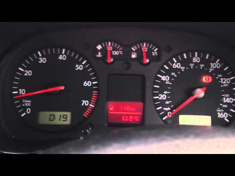 how to enable miles to empty mk4 golf