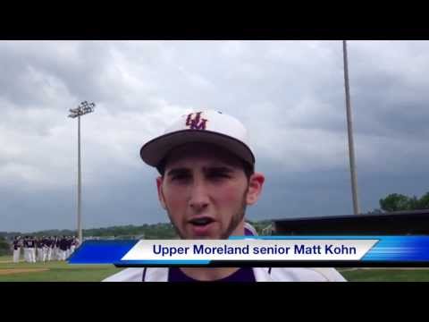district - Upper Moreland scored early and staked pitcher Eddie Decker to a big lead en route to a 6-1 win over Pottstown in the PIAA District One Class AAA baseball se...