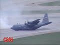 C130 Hercules Landing Gear Collapse Hard Runway dynmicpara