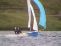RS200 dinghy action Yorkshire Dales Sailing Club