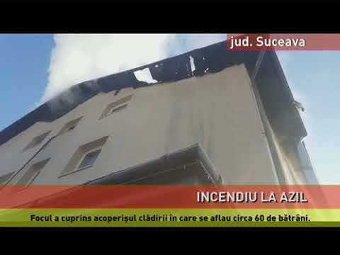 Incendiu la un azil de bătrâni