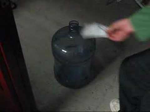 Isopropanol in a Water Jug