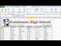 Excel 2010 Tutorial HD - Sorting