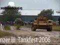 Panzer VI (Tiger 1) and Panzer III at Tankfest 2006