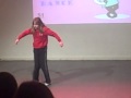 Marcey breakdancing at charities week
