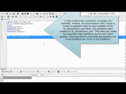 how to create index in oracle