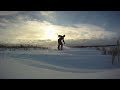 Keswick Backcountry Snowkiting in Slow-Mo