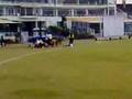 Checking out Gadaffi Stadium in lahore