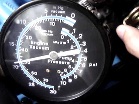 how to read a vacuum gauge in hg
