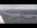 Loch Lomond to Jura and Corryvreckan whirlpool from the air