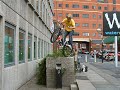 piles of trials in doncaster town center