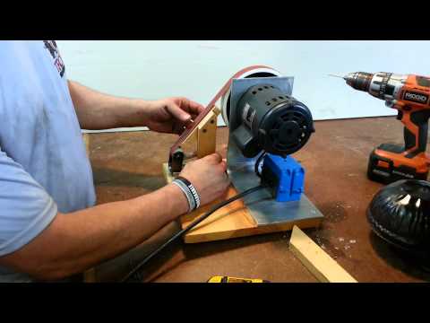 how to belt sander