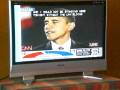 Obama Victory Speech...on TV From Guam