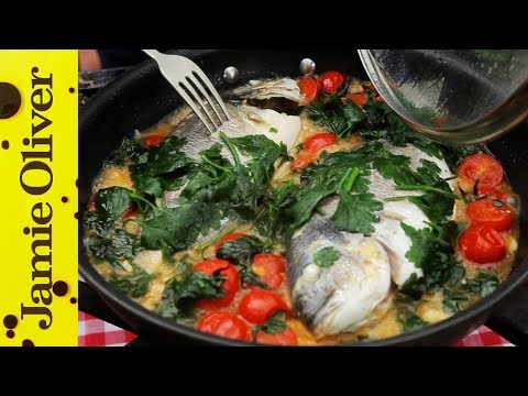 Seabream in Crazy water with Gennaro Contaldo