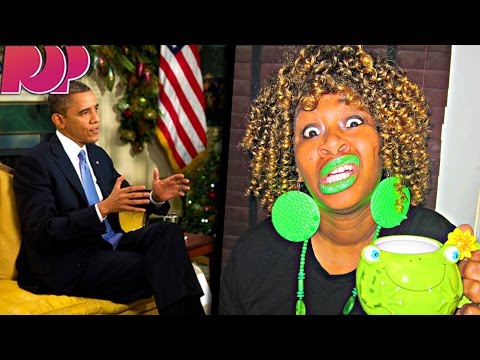 GloZell, Hank Green, And Bethany Mota Interview President Obama!