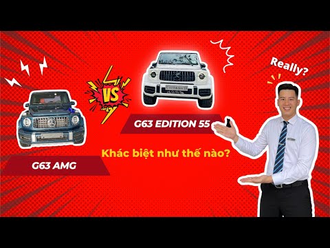 Mercedes-AMG G63 Edition 55 khác gì với bản G63 AMG | Bản kỷ niệm 55 năm G-class