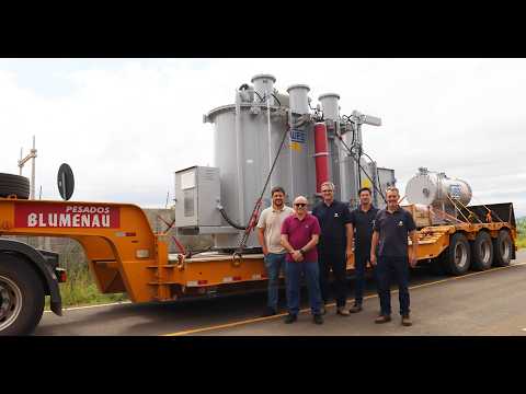 Cejama recebe transformador para sua Subestação