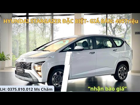 Bất Ngờ Hyundai Stargazer Đặc Biệt Giảm Cuối Năm Chỉ Với 495Triệu Có Ngay Xe 7 Chổ Hyundai #hyundai