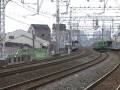 京阪1900系一般色と1500系旧塗装 土居駅