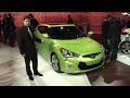 2012 Hyundai Veloster at the 2011 Detroit Auto Show | N.A.I.A.S.