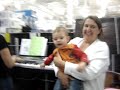 Jamming in Costco: Paul and Melika Lemelin, Rebecca Ardley