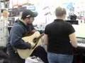 Jamming in Costco: Paul and Melika Lemelin, Rebecca Ardley