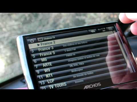 how to use archos dvr snap on