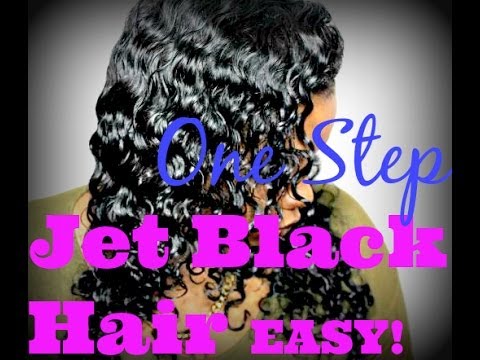 how to dye extensions black