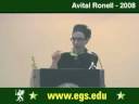 Avital Ronell - European Graduate School - 2008 9