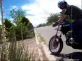 kawasaki 500 2 stroke triple racebike. street test run