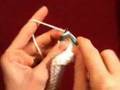 Knitting - Basic Knit Stitch (Continental Method)